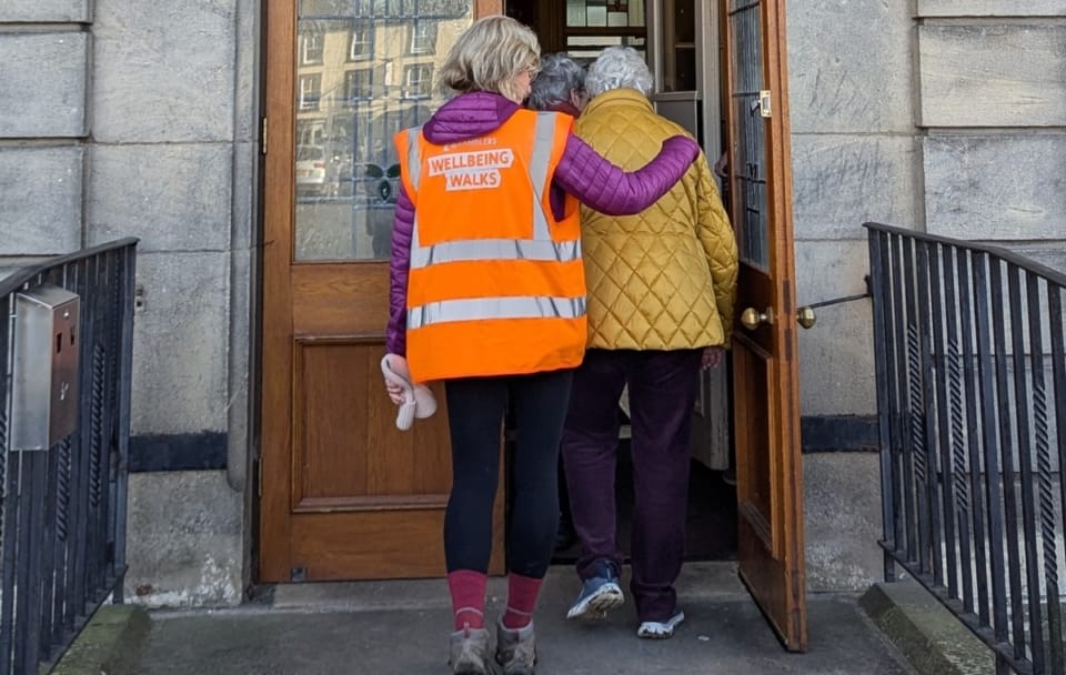 The Mashamshire Community office support volunteers ensure the wellbeing walks are accessible and safe for everyone