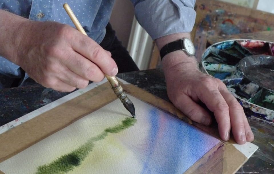 Watching paint dry in Masham at Happy House