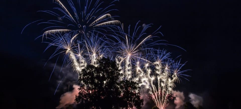 Fireworks at Newby Hall