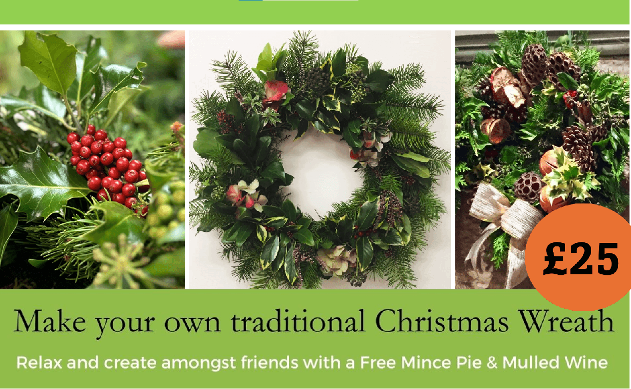 Wreath Making Fundraiser for Mashamshire Community Office