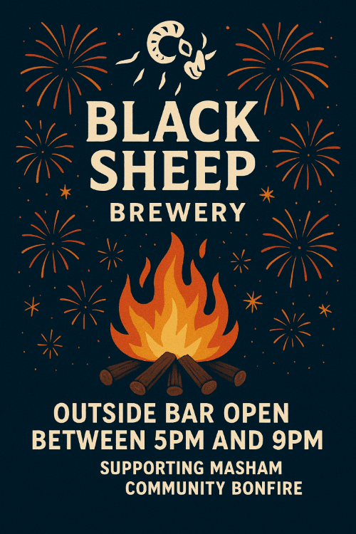Black Sheep Brewery Bonfire Night Poster