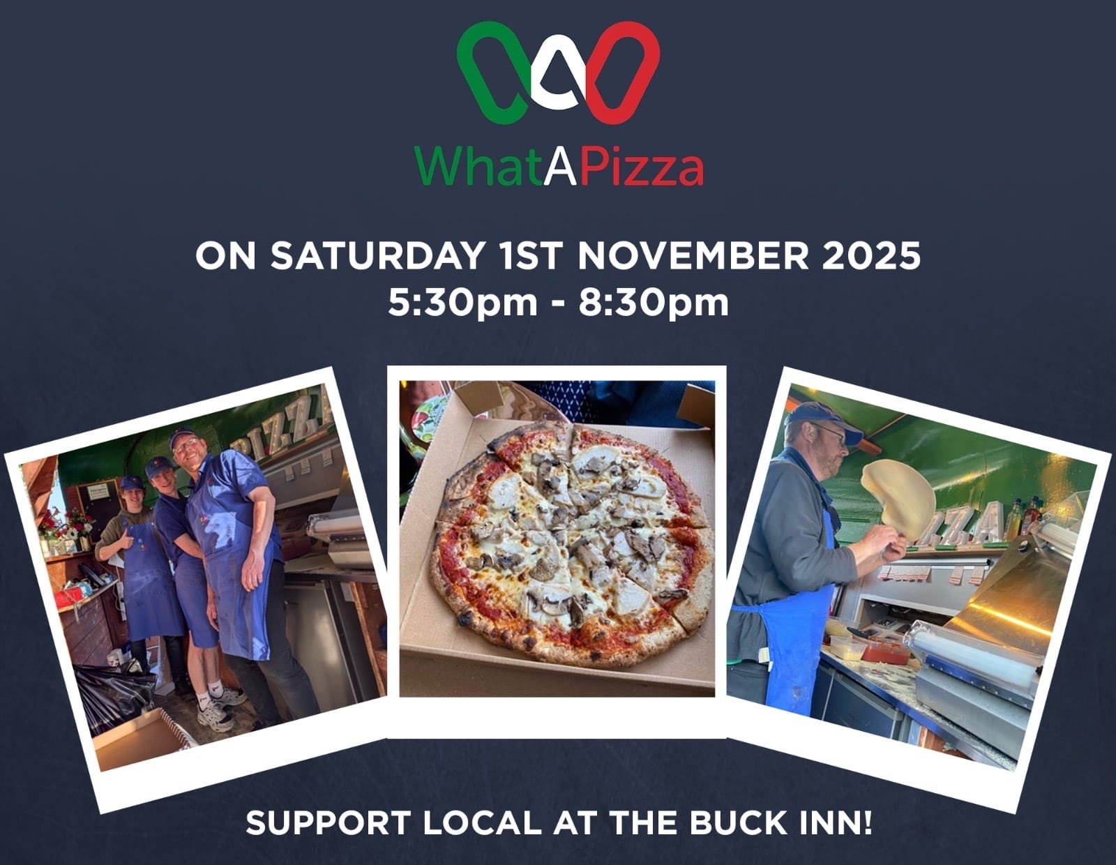 What a Pizza at the Buck Inn