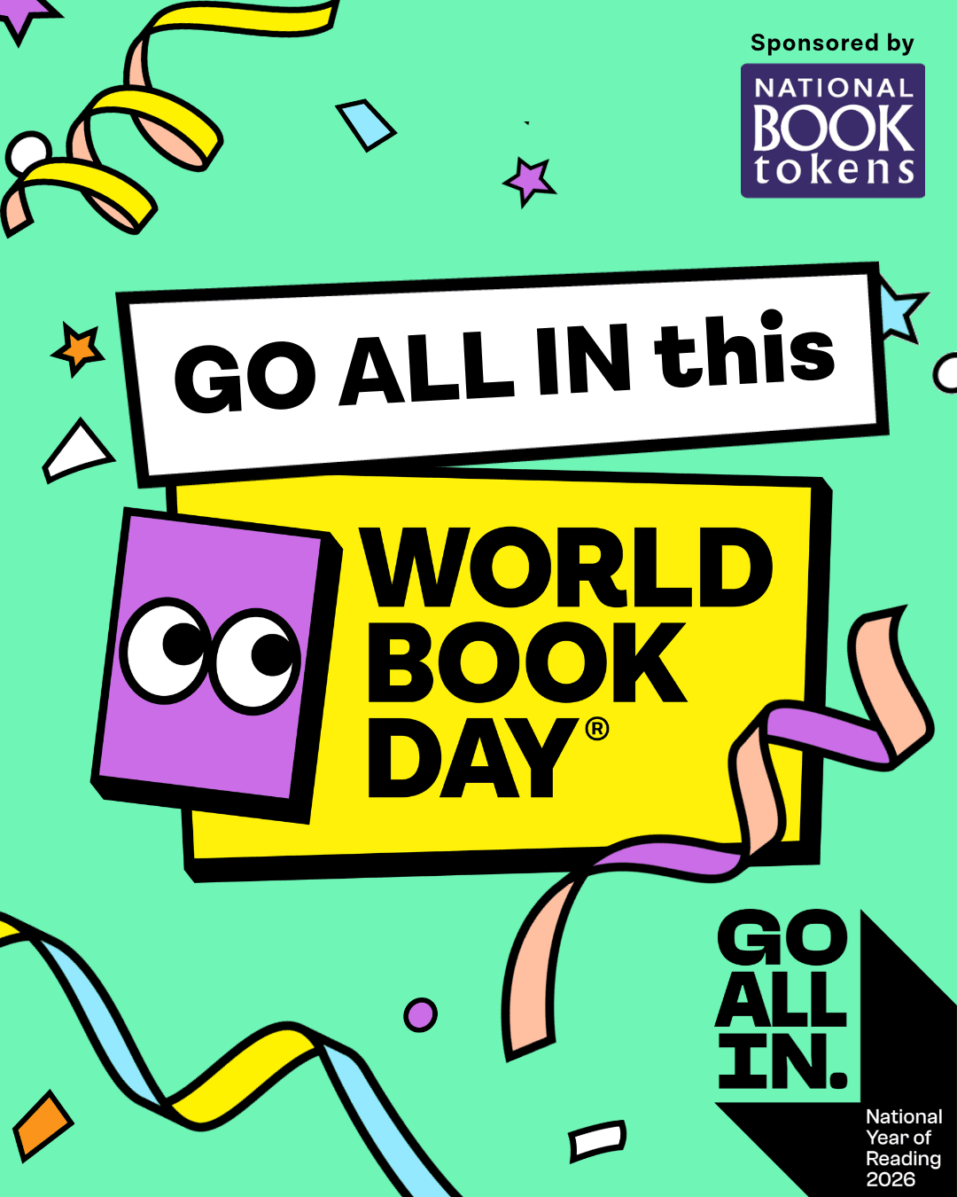 Go all in supporting world book day in the mashamshire community.