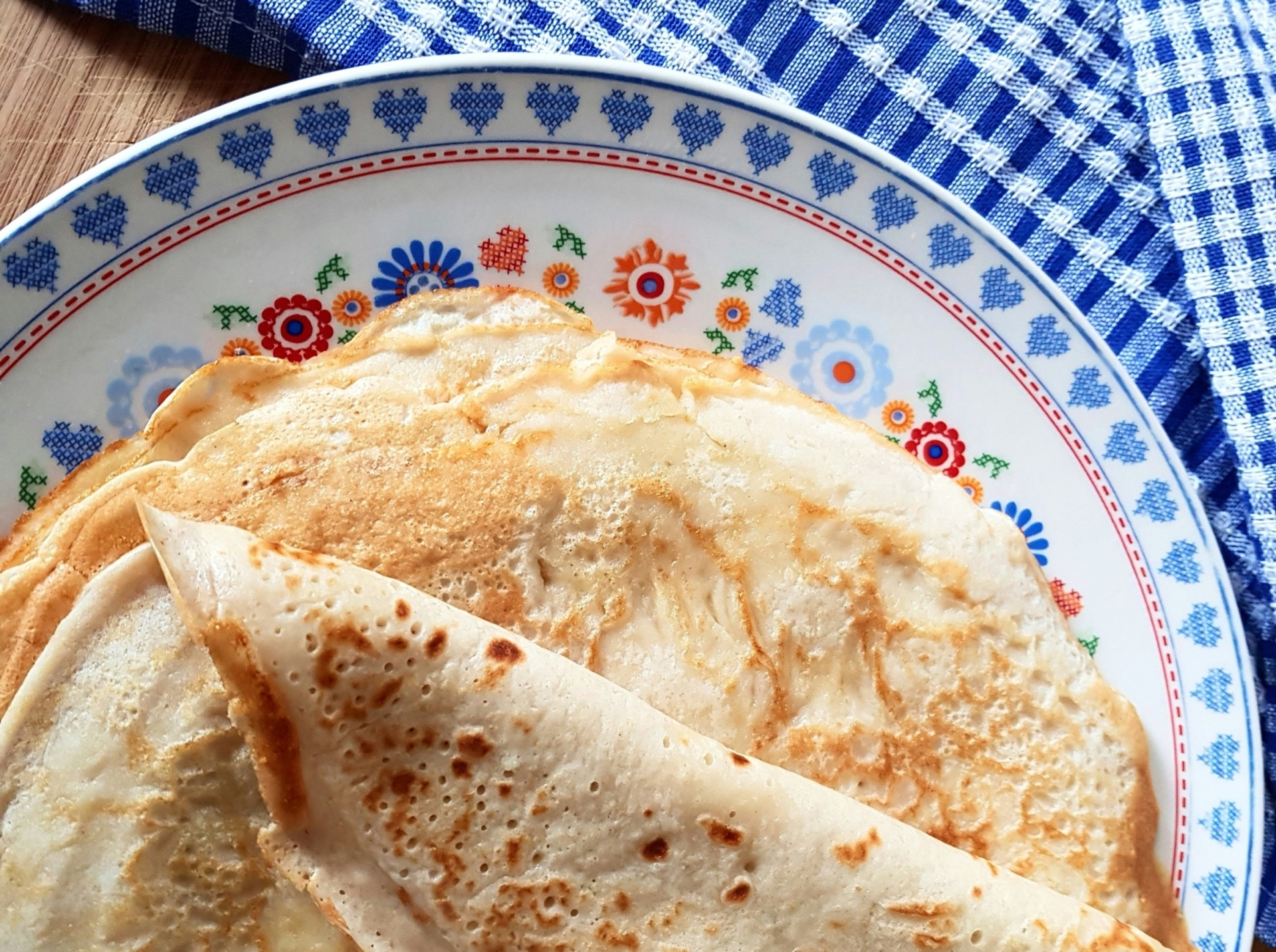 Pancake party in Masham