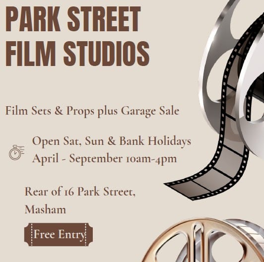 Park Street Film Studio props and film sets on display in Masham