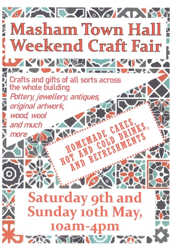 Masham Town Hall Craft Fair