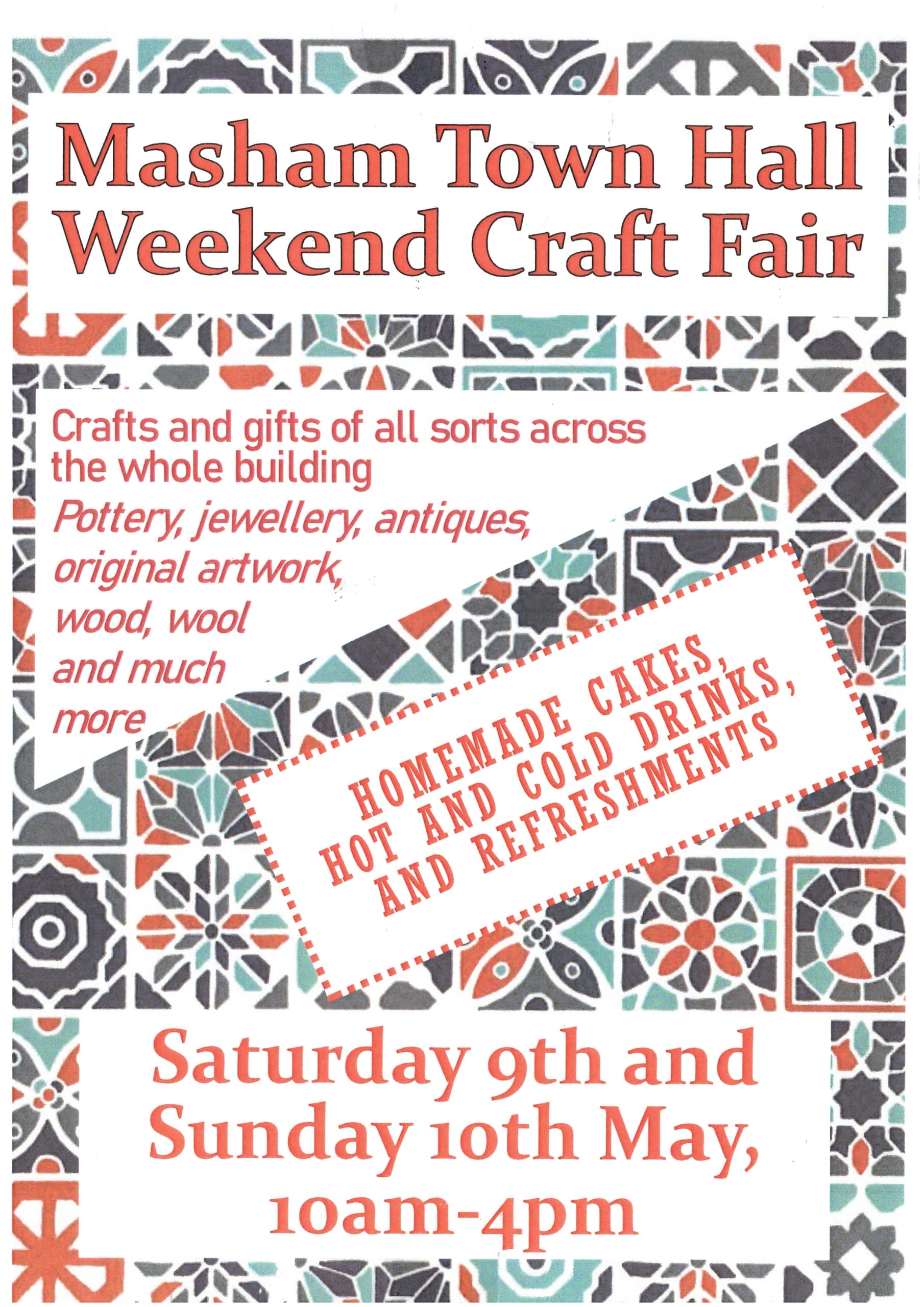Masham Town Hall Craft Fair
