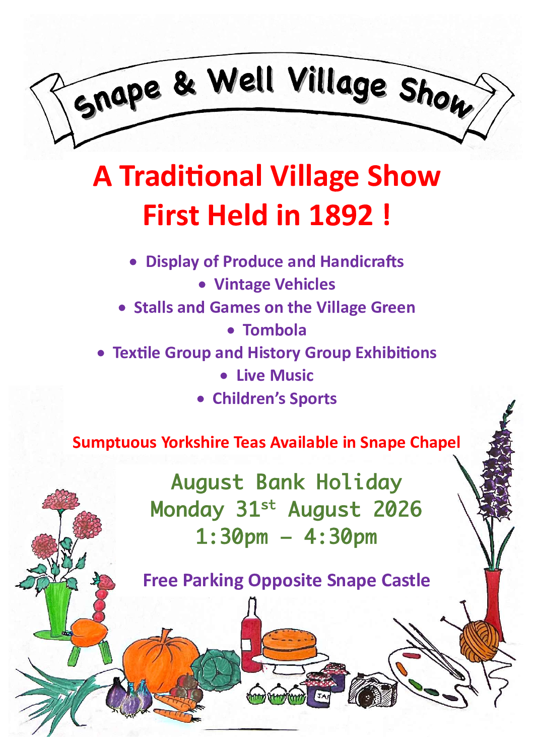 Snape & Well Village Show