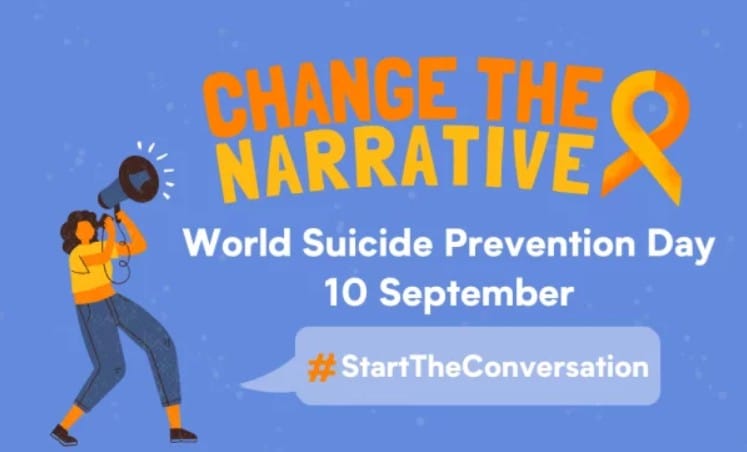 Change the narrative, world suicide prevention day