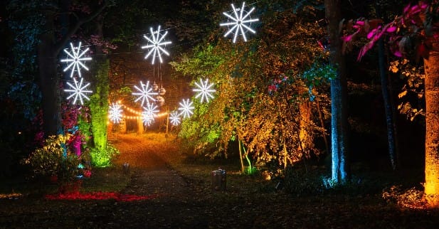 Swinton Park Hotel Macham Luninescence light trail